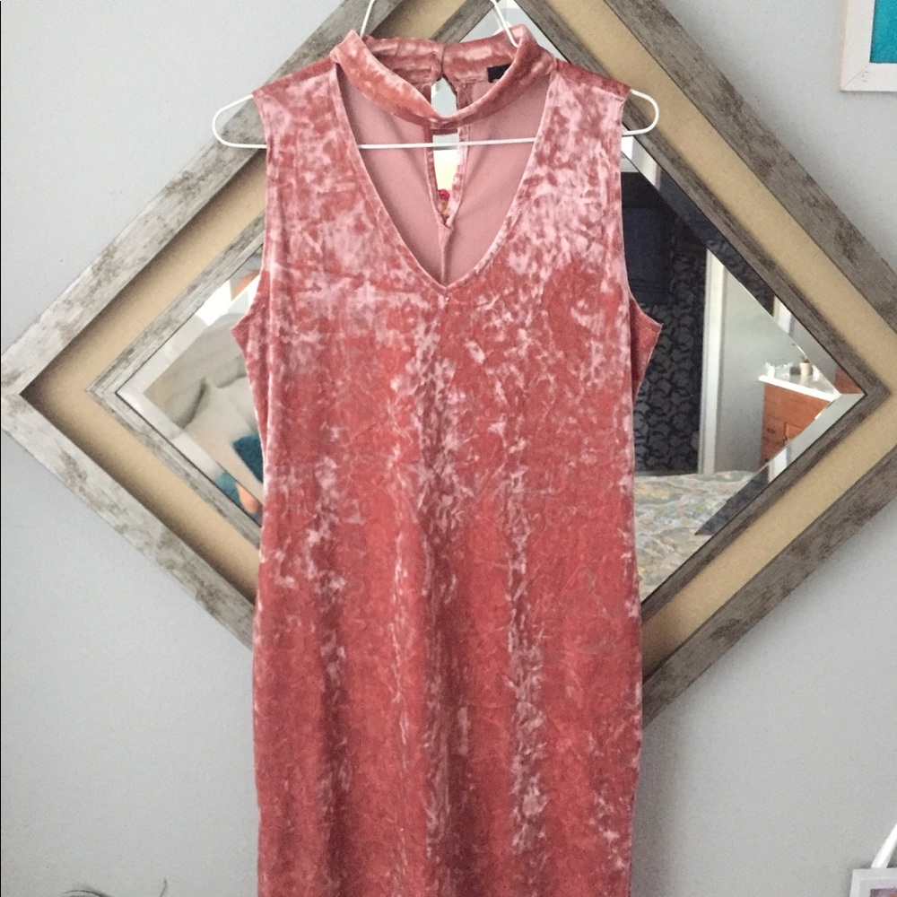Velvet guava dress ! New ! Absolutely stunning!